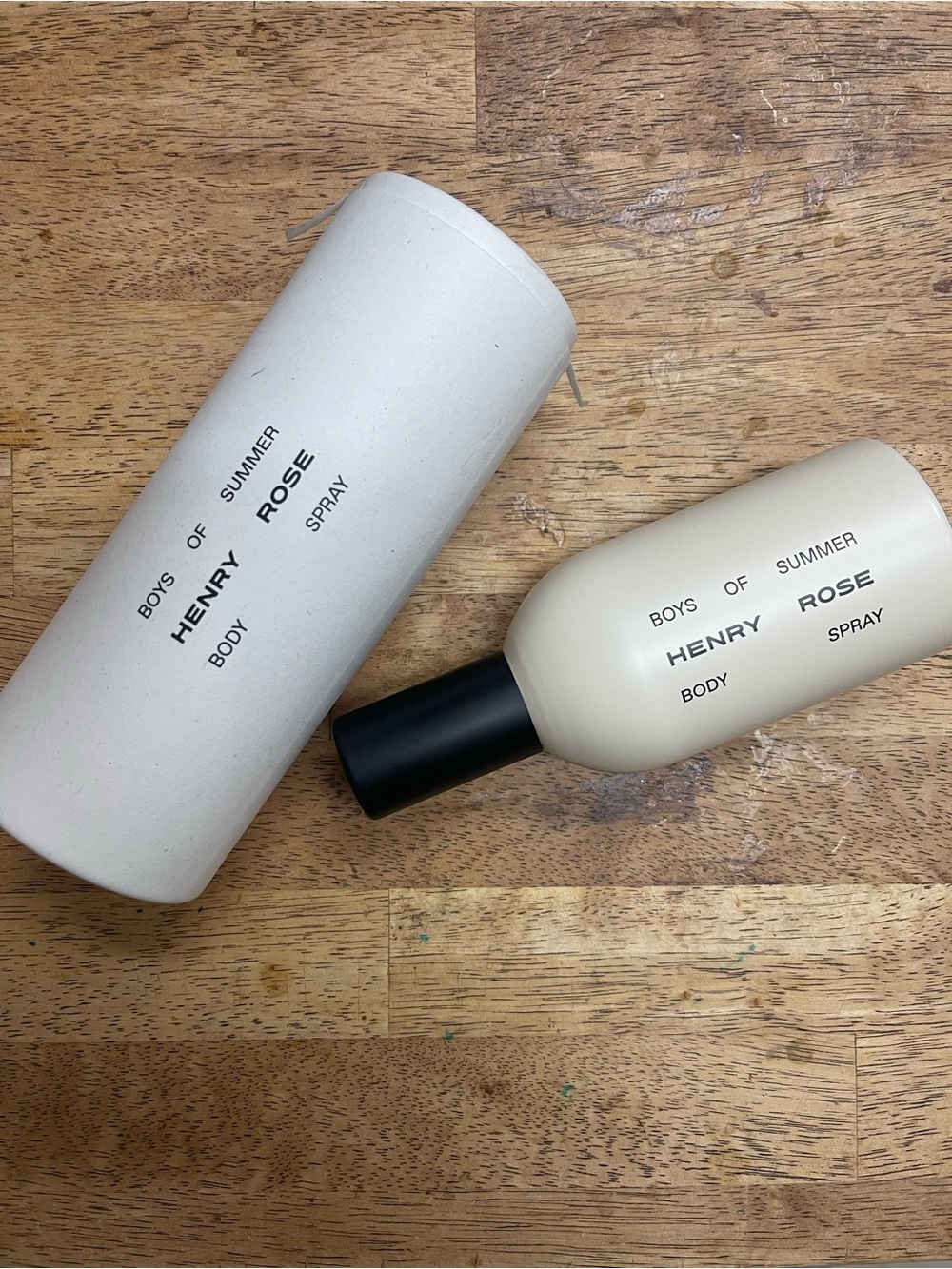 Henry Rose Boys of Summer Body Spray — Cream